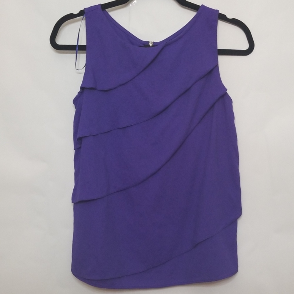 Zara sleeveless blue top. XS